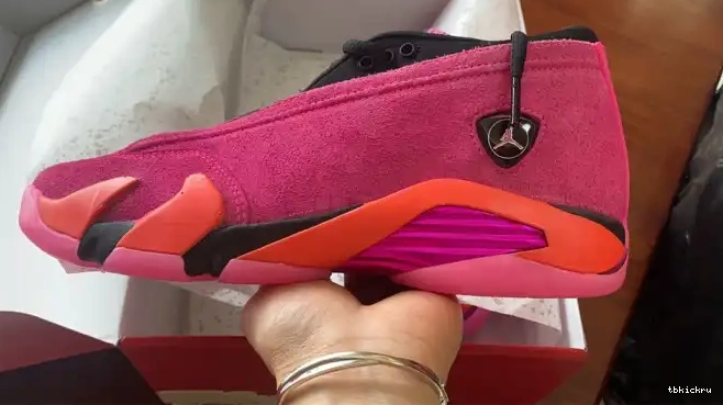 Cheap TBkick Jordan Retro DH4121-600 (W) 14 Pink Shocking Low 0326